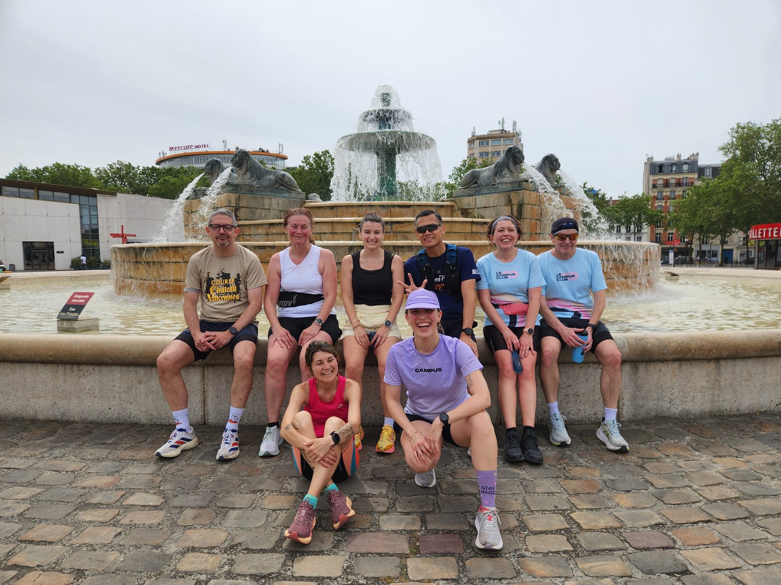 Moment convivial du Run & Brunch Avalon